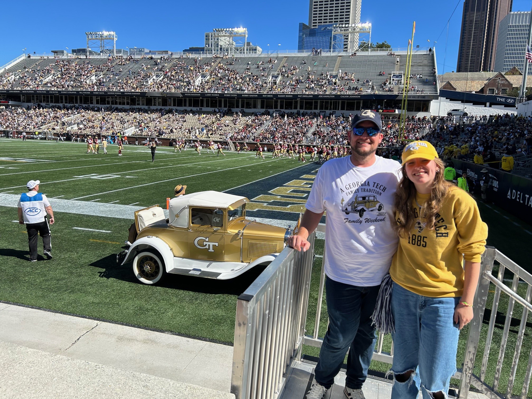 Ron and family at Georgia Tech gameday